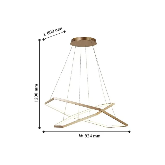 Люстра FAVOURITE Hexagon 2103-14P