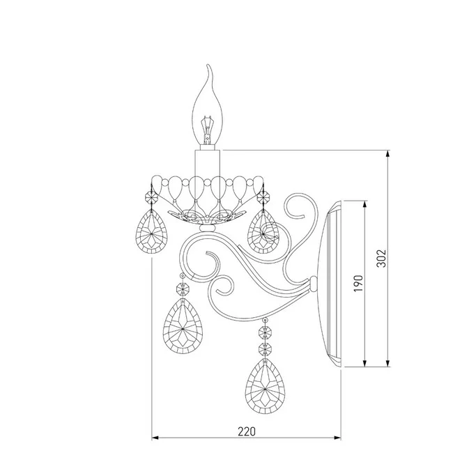 Бра EUROSVET Escada 10109/1