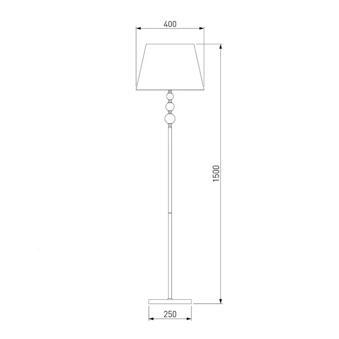 Торшер EUROSVET Sortino 01072/1