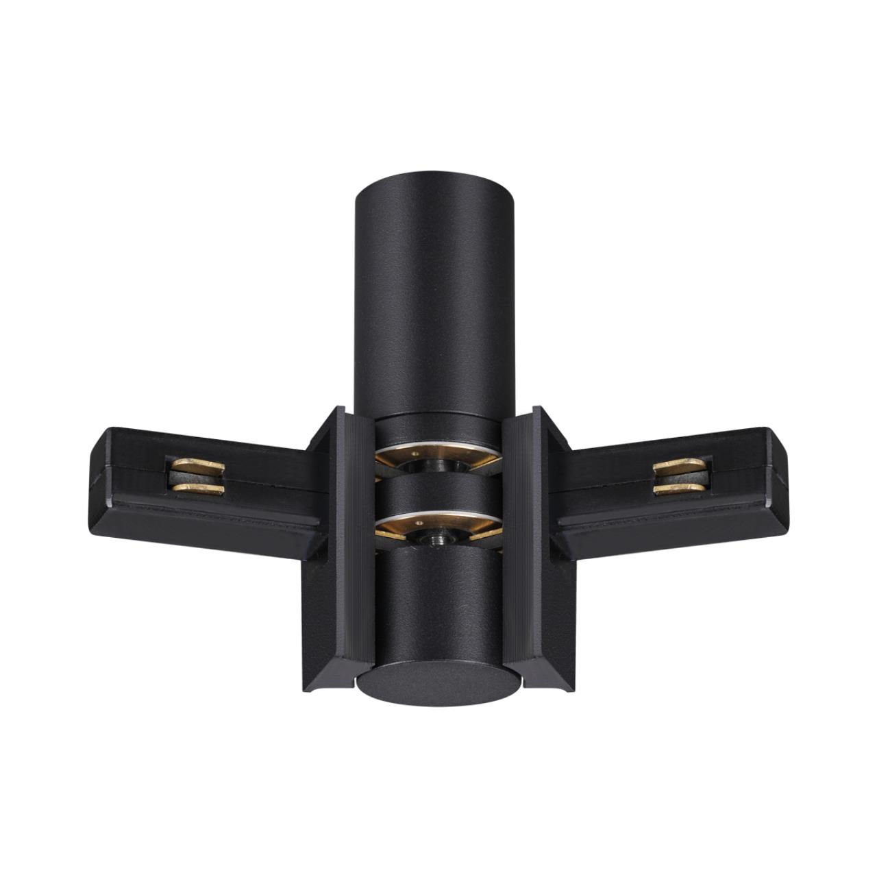 NOVOTECH 135249 SHINO NT24 000 черный Соединитель с токопроводом гибкий угловой &amp;quot L&amp;quot  IP20 4