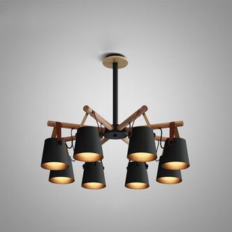 Люстра Потолочная На Штанге Natura C8 Black By Imperiumloft