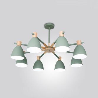 Потолочная Люстра Folke 8 Green By Imperiumloft