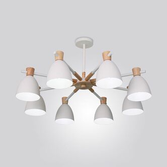 Потолочная Люстра Folke 8 White By Imperiumloft