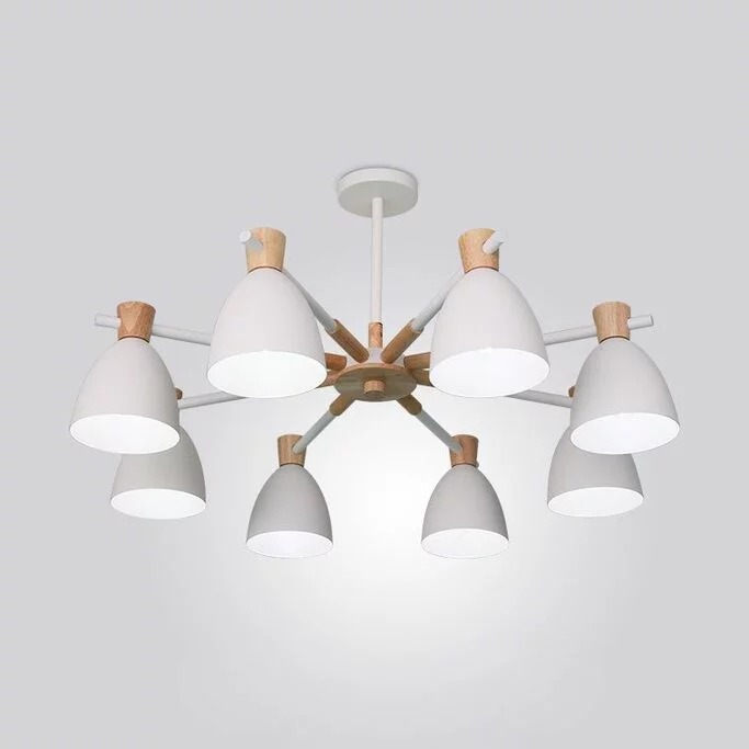 Потолочная Люстра Folke 8 White By Imperiumloft