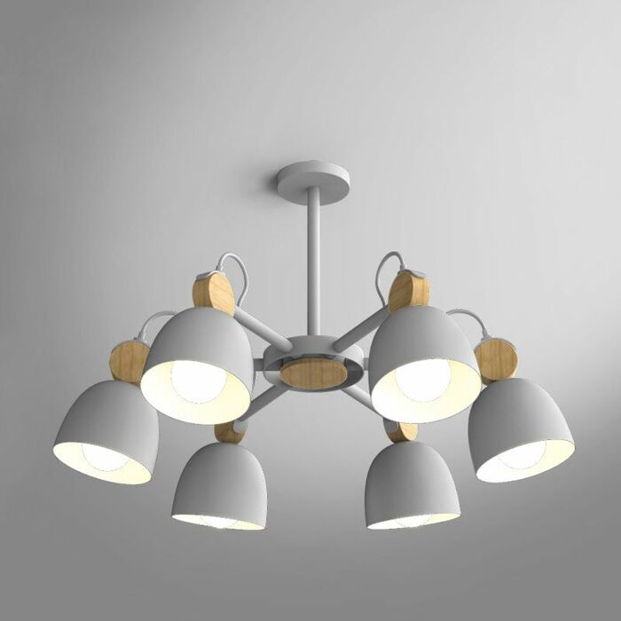 Потолочная Люстр На Штанге Rolla 6 Gray By Imperiumloft