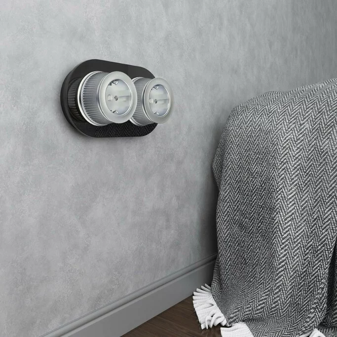 Werkel W0025108  Рамка на 2 поста (Черный)