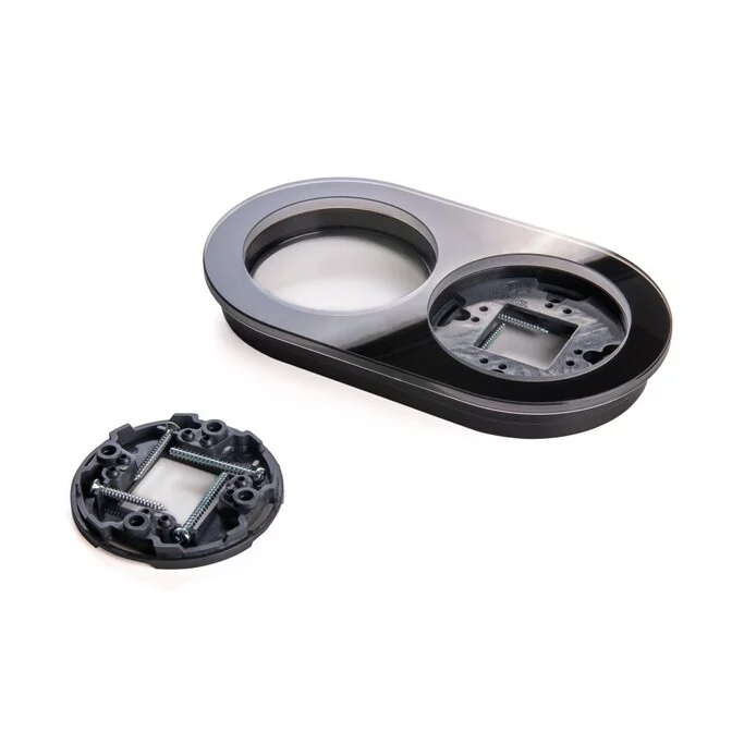 Werkel W0025108  Рамка на 2 поста (Черный)