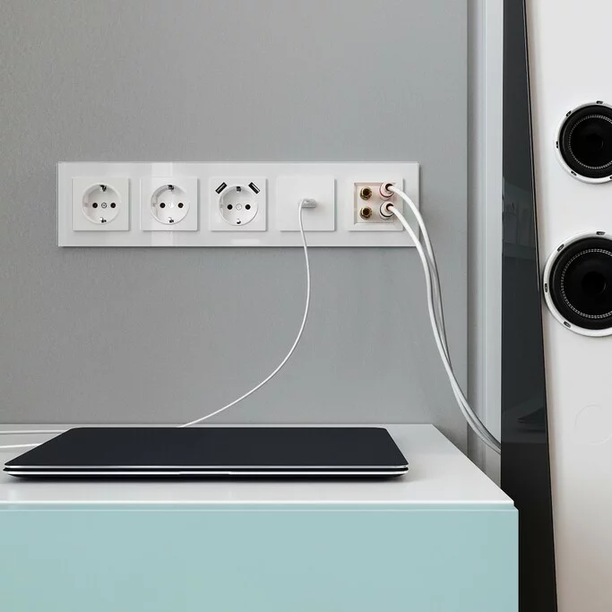 Werkel W1185001  Акустическая розетка (белый)