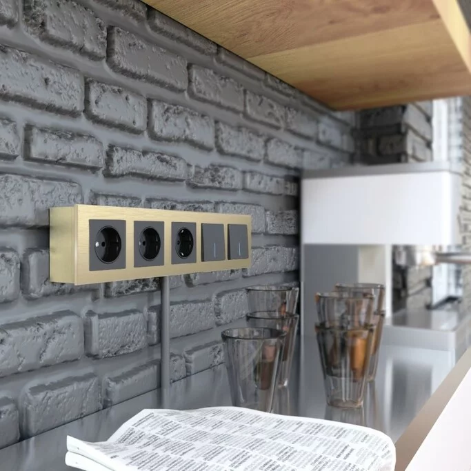 Werkel W8000011  Коробка для накладного монтажа (шампань)