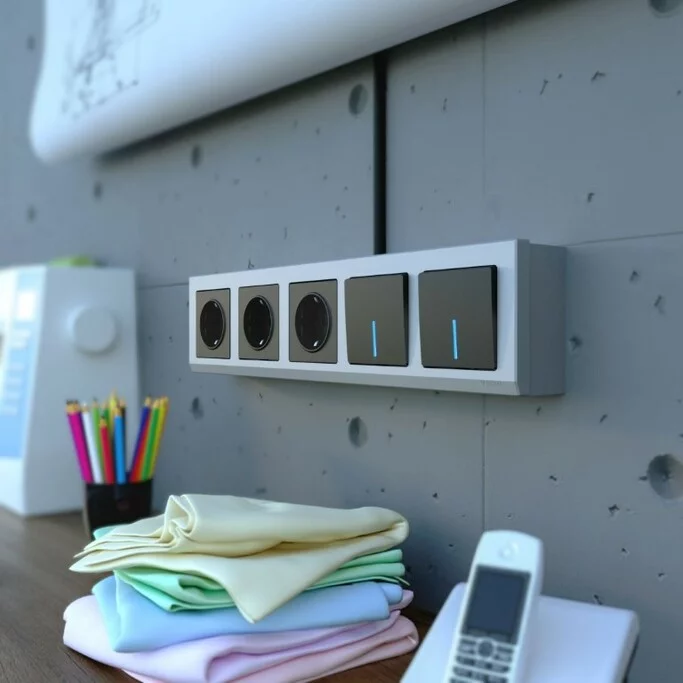 Werkel W8000006  Коробка для накладного монтажа (серебряный)