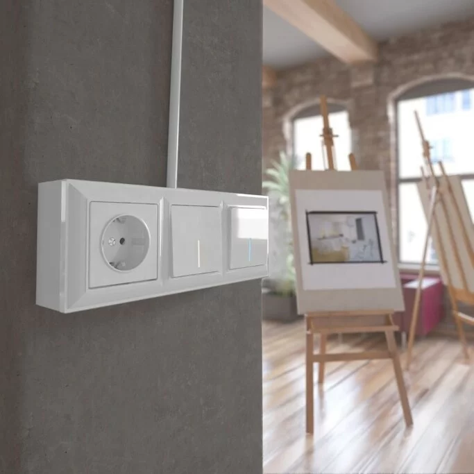 Werkel W8000001  Коробка для накладного монтажа (белый)