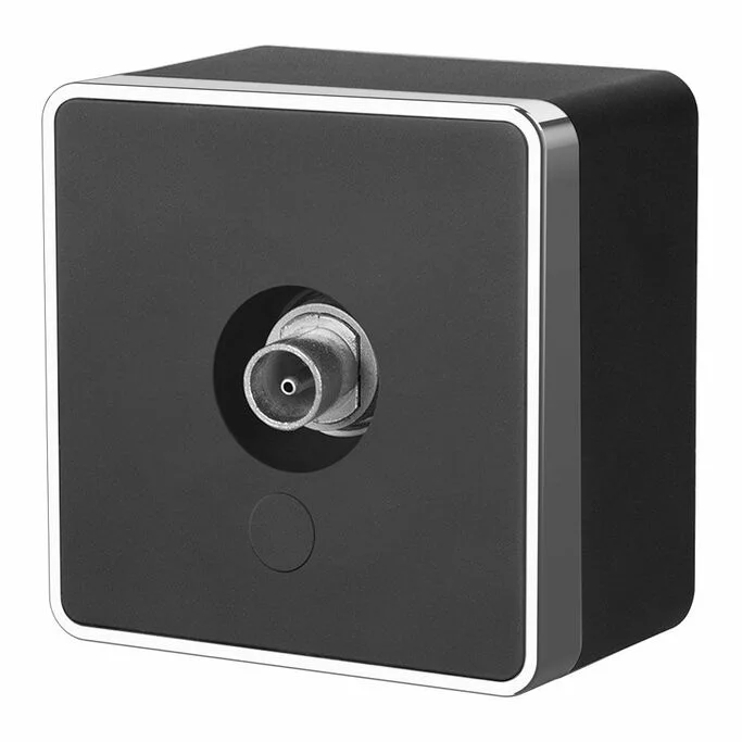 Werkel W5083035  ТВ-розетка оконечная Gallant (черный хром)