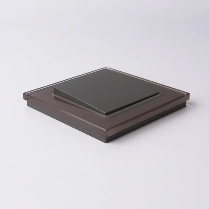 Werkel W0011118  Рамка на 1 пост Favorit (мокко,стекло)