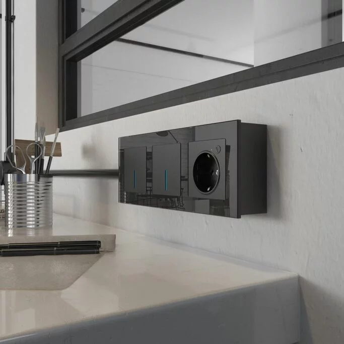 Werkel W8000008  Коробка для накладного монтажа (черный)