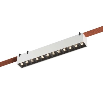 ST455.536.12 Св-к трек. Белый LED 1*12W 3000K 1 060Lm Ra90 24 40 IP20 L323xW40xH45 48V