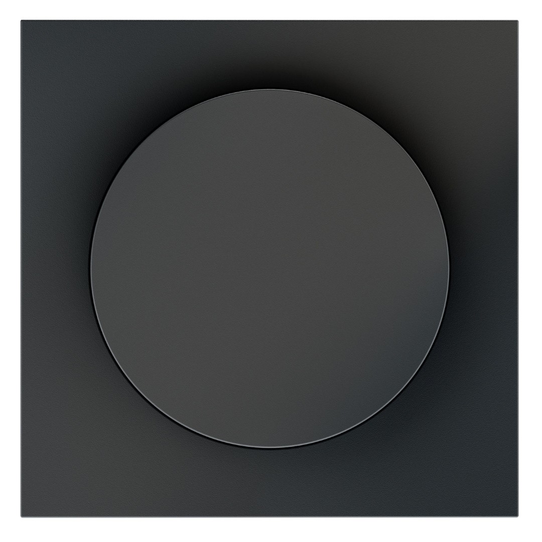 Voltum VLS002007 Накладка для светорегулятора поворотно-нажимного, S70 (графит)