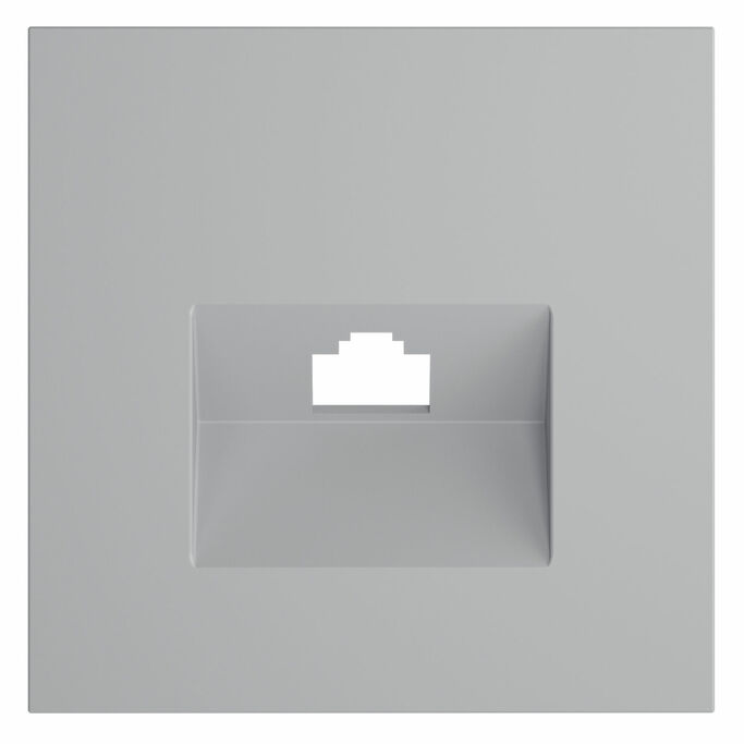 Voltum VLS001316 Накладка для розетки компьютерной RJ45 кат.6, S70 (серый)