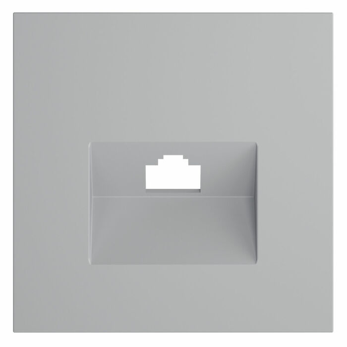 Voltum VLS001316 Накладка для розетки компьютерной RJ45 кат.6, S70 (серый)
