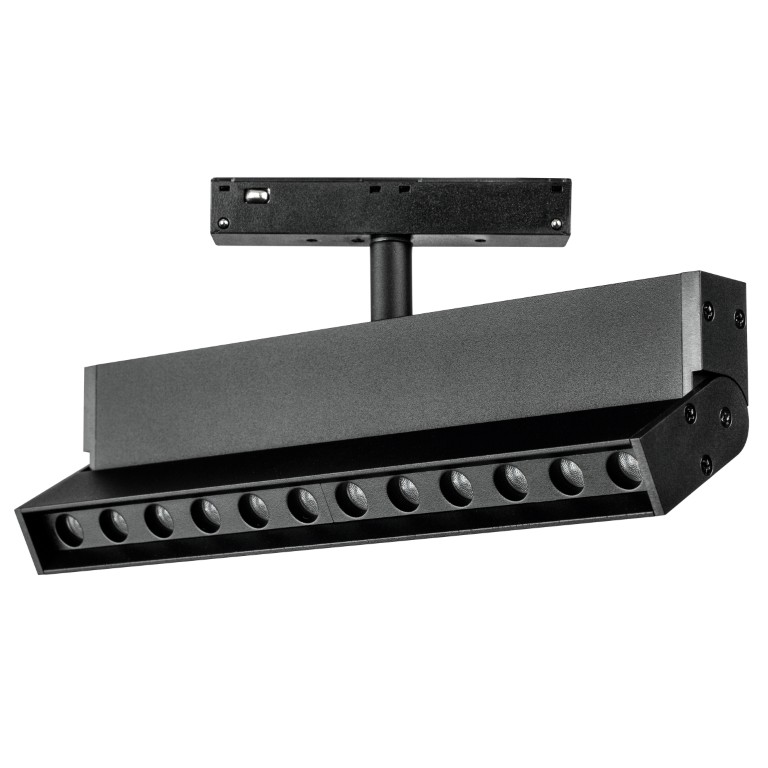 LIGHTSTAR 259037 Светильник 48V поворотный д трека UNO LED 12W 800LM 24G ЧЕРНЫЙ МАТОВЫЙ 3000K