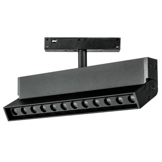 LIGHTSTAR 259047 Светильник 48V поворотный д трека UNO LED 12W 800LM 24G ЧЕРНЫЙ МАТОВЫЙ 4000K