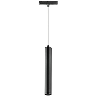 LIGHTSTAR 239337 Светильник подвесной 48V для трека UNO LED 7W 500LM 24G ЧЕРНЫЙ МАТОВЫЙ ANTIGLARE 30