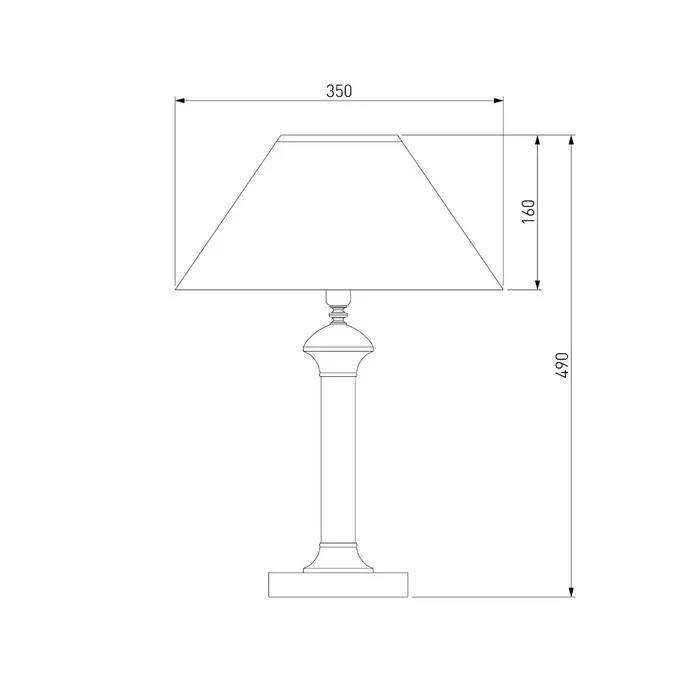 Лампа настольная ЕВРОСВЕТ Майорка W008A/1Т RDM             