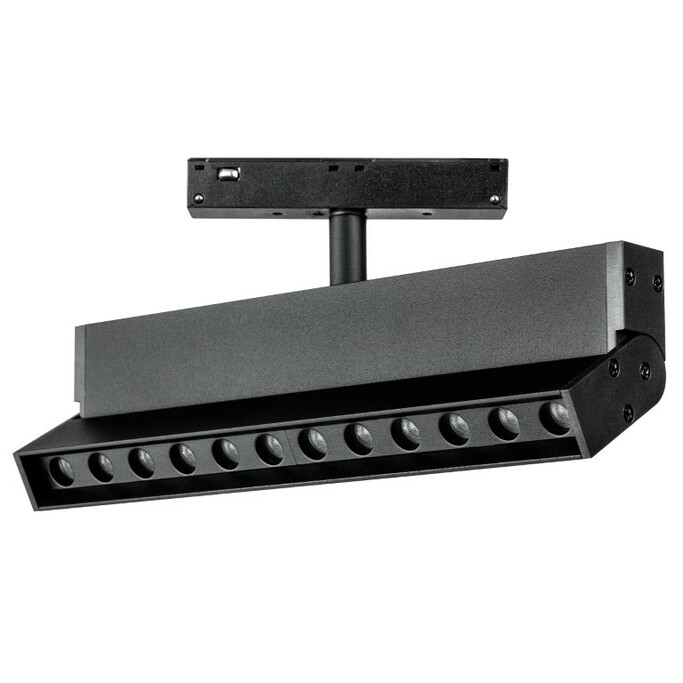 LIGHTSTAR 259037 Светильник 48V поворотный д трека UNO LED 12W 800LM 24G ЧЕРНЫЙ МАТОВЫЙ 3000K