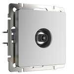 Werkel W1183065  ТВ-розетка оконечная (серебряный матовый)
