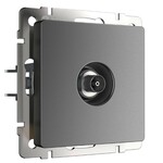 Werkel W1183064  ТВ-розетка оконечная (графит матовый)