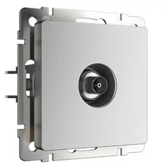 Werkel W1183065  ТВ-розетка оконечная (серебряный матовый)