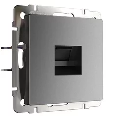 Werkel W1181064  Розетка Ethernet RJ-45 (графит матовый)
