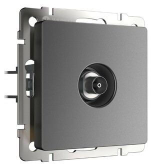Werkel W1183064  ТВ-розетка оконечная (графит матовый)