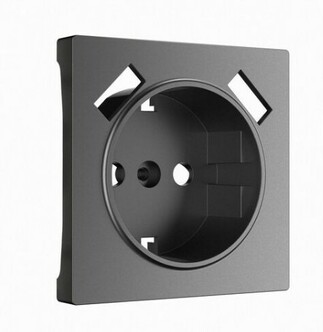 Werkel W1179564  Накладка для розетки USB  (графит матовый)