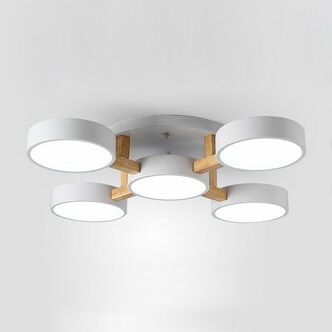 Потолочная Люстра Joist 5 White By Imperiumloft