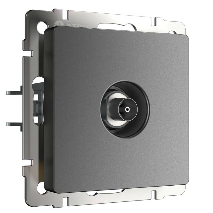 Werkel W1183064  ТВ-розетка оконечная (графит матовый)