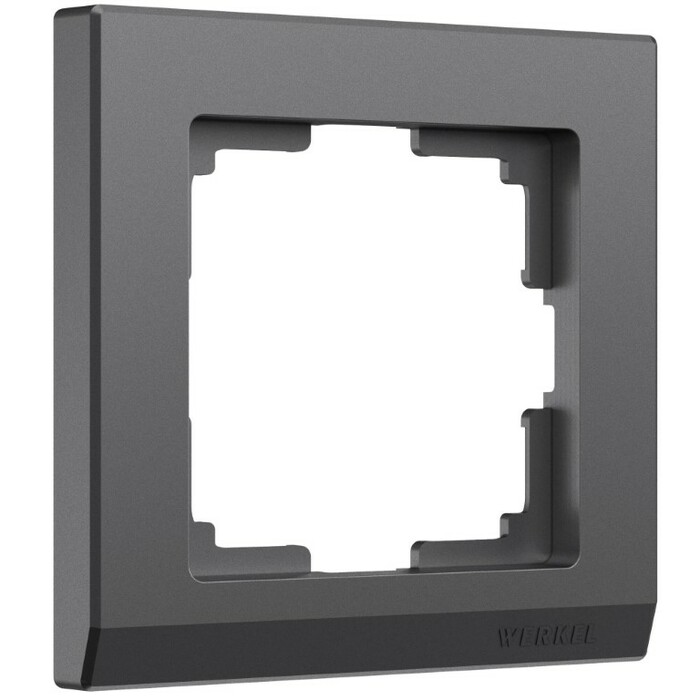 Werkel W0011864  Рамка на 1 пост Stark (графит матовый)
