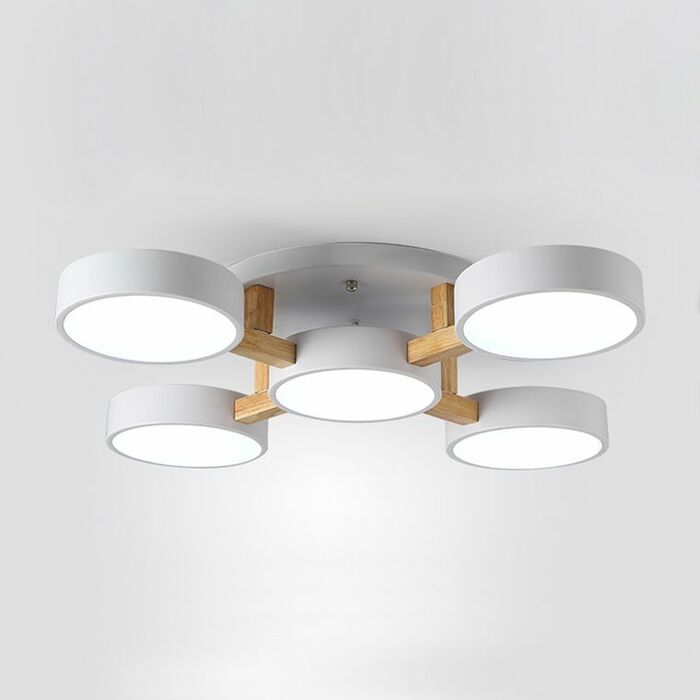Потолочная Люстра Joist 5 White By Imperiumloft