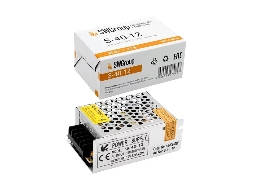 Блок питания 12V 40W S-40-12