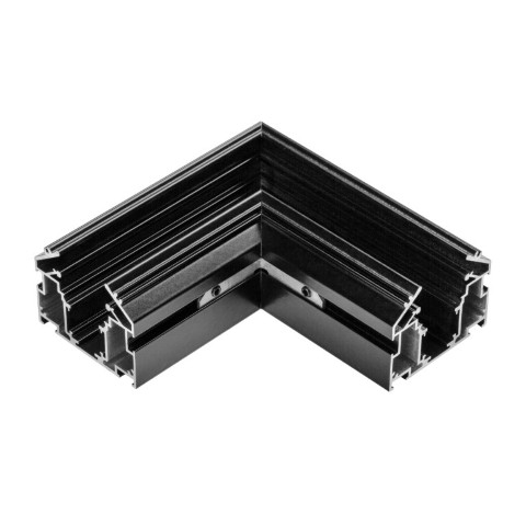 LIGHTSTAR 509407 Соединитель для трека UNO под гарпун горизонтальный угловой ЧЕРНЫЙ