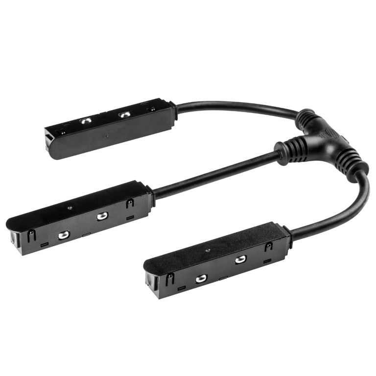 LIGHTSTAR 509293 Токопроводящий Т-образный соединитель UNO 48V ЧЕРНЫЙ