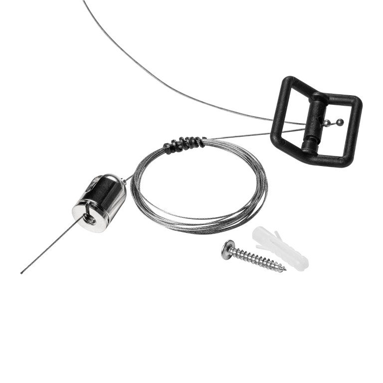 LIGHTSTAR 508971 Крепление потолочное д тканевого трека д светильников 208xxx NOVE ЧЕРНЫЙ