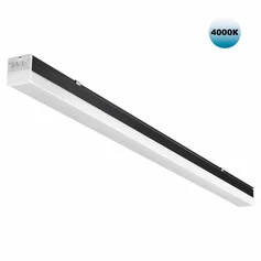 NOVOTECH 359113 OVER NT23 000 черный Светильник линейный, в комплекте прямой соединитель, крепёжные 