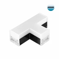 NOVOTECH 359115 OVER NT23 000 черный Светильник-соединитель &amp;quot Т&amp;quot - образный IP20 LED 10W 400