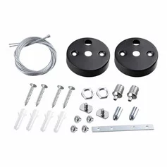 NOVOTECH 359118 OVER NT23 000 черный Подвесной комплект для арт. 359110-359113, длина троса 2м IP20 