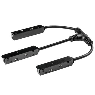 LIGHTSTAR 509293 Токопроводящий Т-образный соединитель UNO 48V ЧЕРНЫЙ