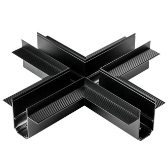 LIGHTSTAR 509287 Соединитель для встраиваемого трека UNO Х-образный ЧЕРНЫЙ