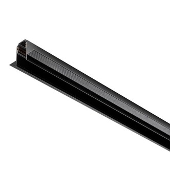 LIGHTSTAR 509227 Трек встраиваемый UNO 48V 2м ЧЕРНЫЙ (Заглушки и декоративный экран в комплекте)