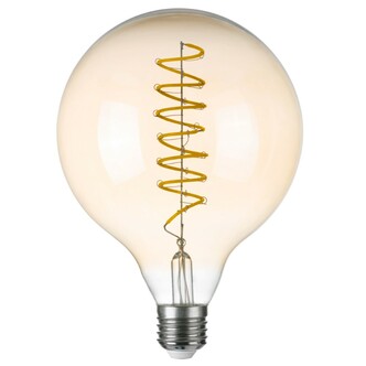 LIGHTSTAR 933302 Лампа LED FILAMENT 220V G125 E27 8W=80W 700LM 360G CL AM 3000K 30000H (в комплекте)