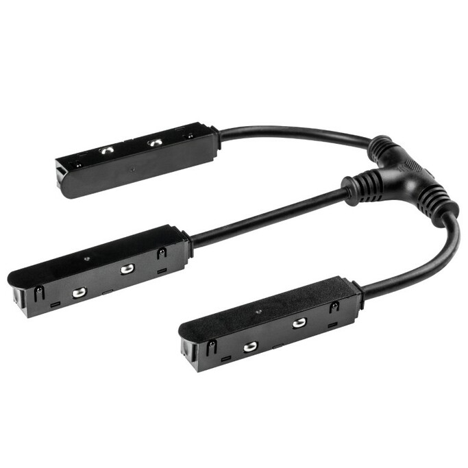 LIGHTSTAR 509293 Токопроводящий Т-образный соединитель UNO 48V ЧЕРНЫЙ
