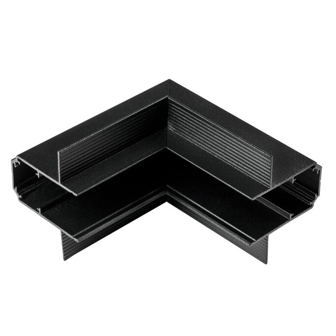 LIGHTSTAR 509257 Соединитель для встраиваемого трека UNO вертикальный угловой внутрений ЧЕРНЫЙ